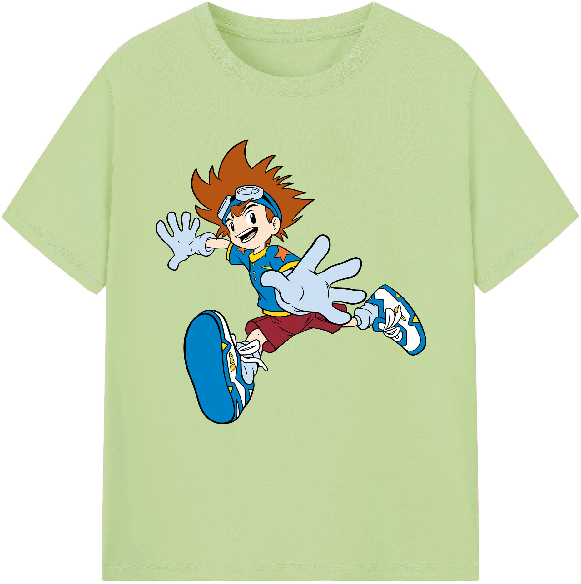 （画像用） Digimon デジタルモンスター/デジモン 綿100％半袖Tシャツ（フロントプリント）